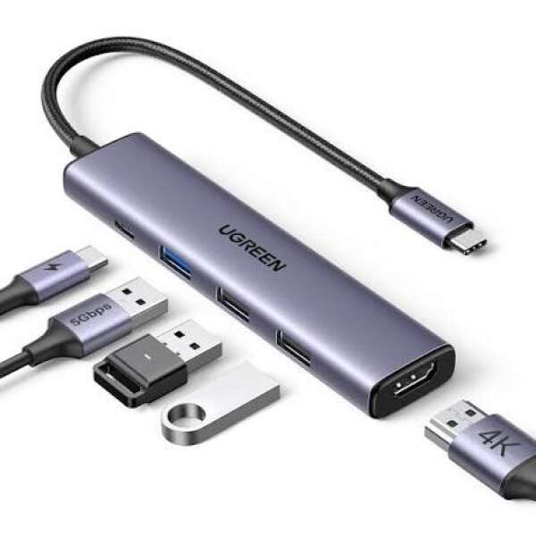 Hub typce Ugreen 5 in1